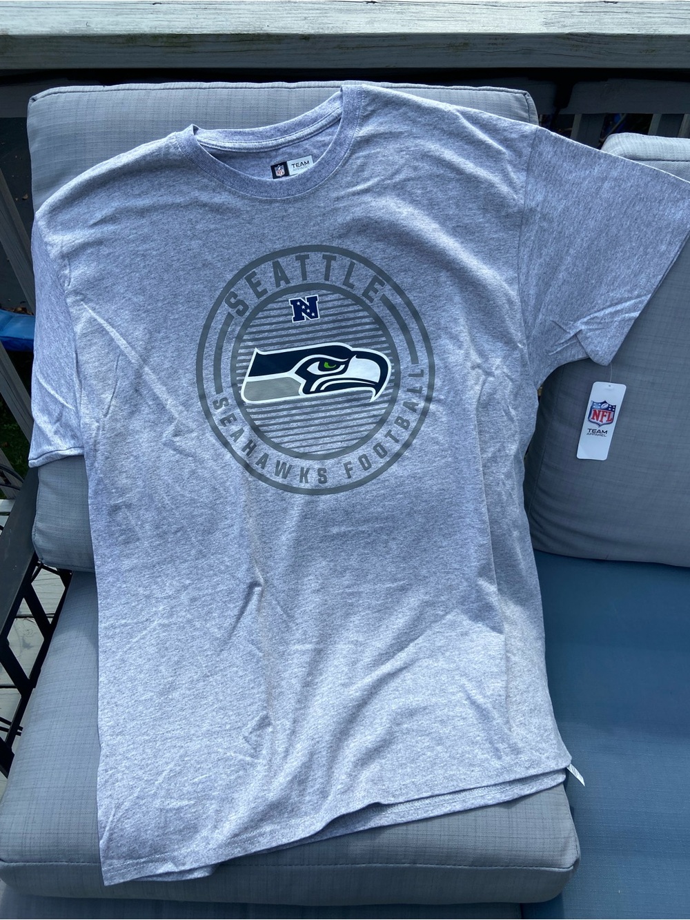 Seattle Seahawks Short Sleeve Graphic Tee - Gray
